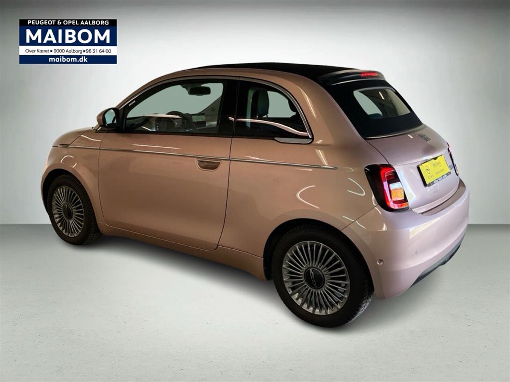 Fiat 500e EL Lusso 118HK Cabr. Aut. - Image 4