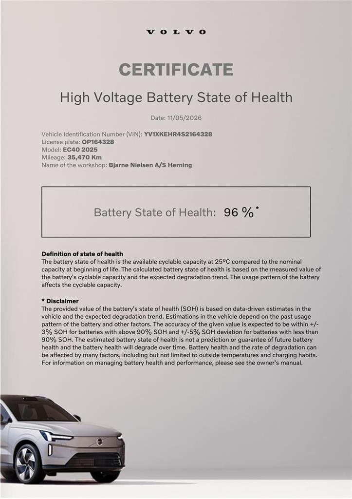 Volvo EC40 Single Motor Extended Range Black Edition Plus 252HK 5d Aut. - Image 5