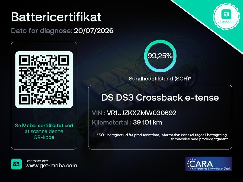 DS DS3 Crossback E-Tense Elegance 136HK 5d Aut. - Image 10