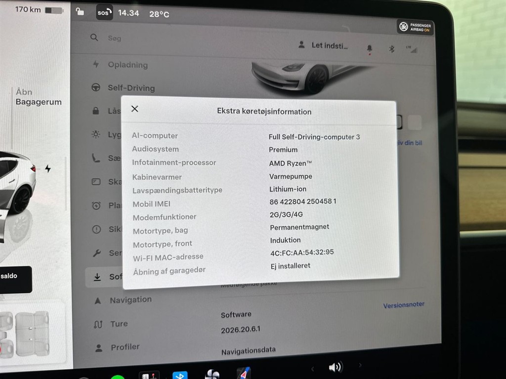 Tesla Model 3 EL Performance AWD 513HK Aut. - Image 16