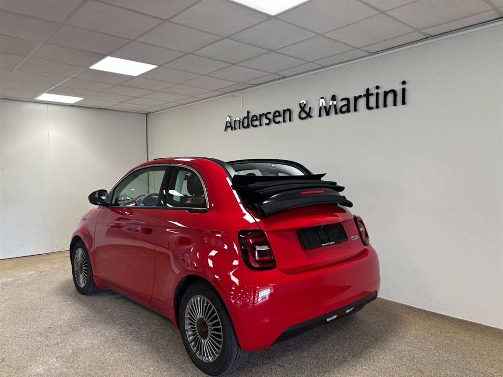 Fiat 500e EL RED 95HK Cabr. Aut. - Image 3